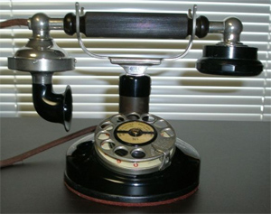 kellogg grabaphone antique french style telephone