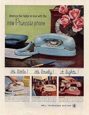 western electric princess model antique telephone