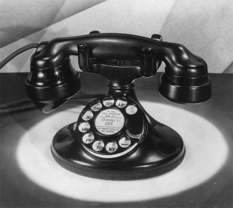 Western Electric 202 - Telephonearchive.com - Rotary Dial Antique
