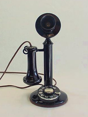western electric model 50al antique candlestick telephone