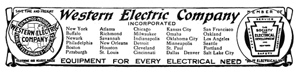 western electric logo banner