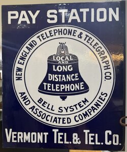 Vermont Tel sign