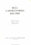 Bell Labs Record, September 1925