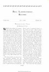 Bell Labs Record, July 1926