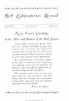 Bell Labs Record, January 1927