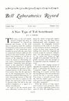 Bell Labs Record, June 1927