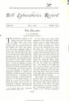 Bell Labs Record, May 1928