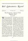 Bell Labs Record, September 1928