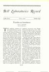 Bell Labs Record, April 1929