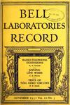 Bell Labs Record, November 1931