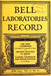 Bell Labs Record, June 1932