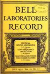 Bell Labs Record, July 1932