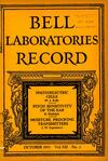 Bell Labs Record, October 1933