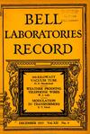 Bell Labs Record, December 1933