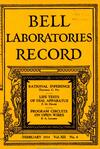 Bell Labs Record, February 1934