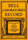 Bell Labs Record, October 1934