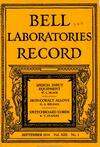 Bell Labs Record, September 1934