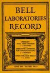 Bell Labs Record, April 1935