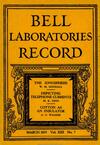 Bell Labs Record, March 1935