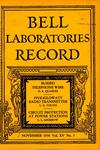 Bell Labs Record, November 1936