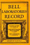 Bell Labs Record, January 1937