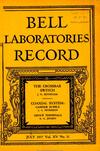 Bell Labs Record, July 1937