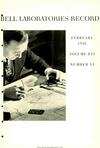 Bell Labs Record, February 1938