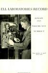 Bell Labs Record, January 1939