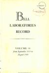Bell Labs Record, September 1939
