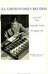 Bell Labs Record, August 1940