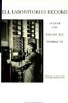 Bell Labs Record, August 1941