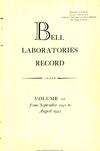 Bell Labs Record, September 1941