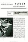 Bell Labs Record, February 1947