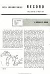 Bell Labs Record, May 1947