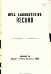 Bell Labs Record, January 1948