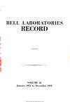 Bell Labs Record, January 1952