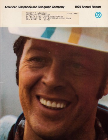 AT&T Annual Report, 1974