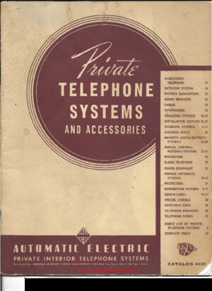 Private Telephone Systems and Accessories