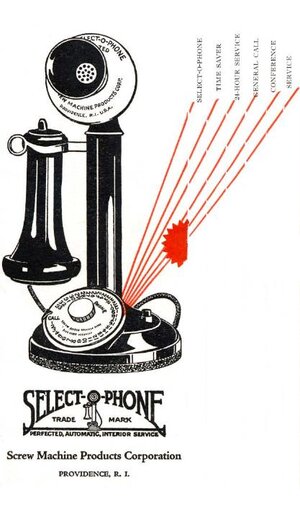 Select-O-Phone intercom system brochure