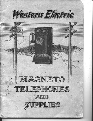 WE 1916 Magneto Phones Catalog
