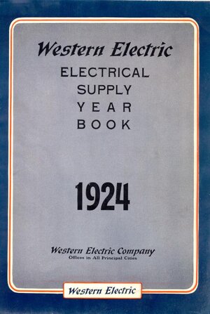 WE 1924 catalog