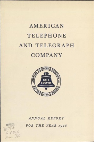 AT&T Annual Report, 1948
