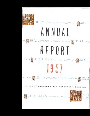 AT&T Annual Report 1957