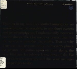 AT&T Annual Report 1972