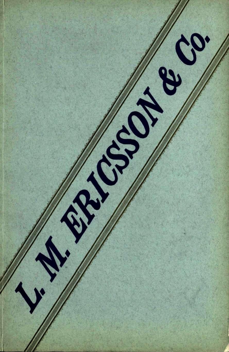Ericsson 1889 catalog