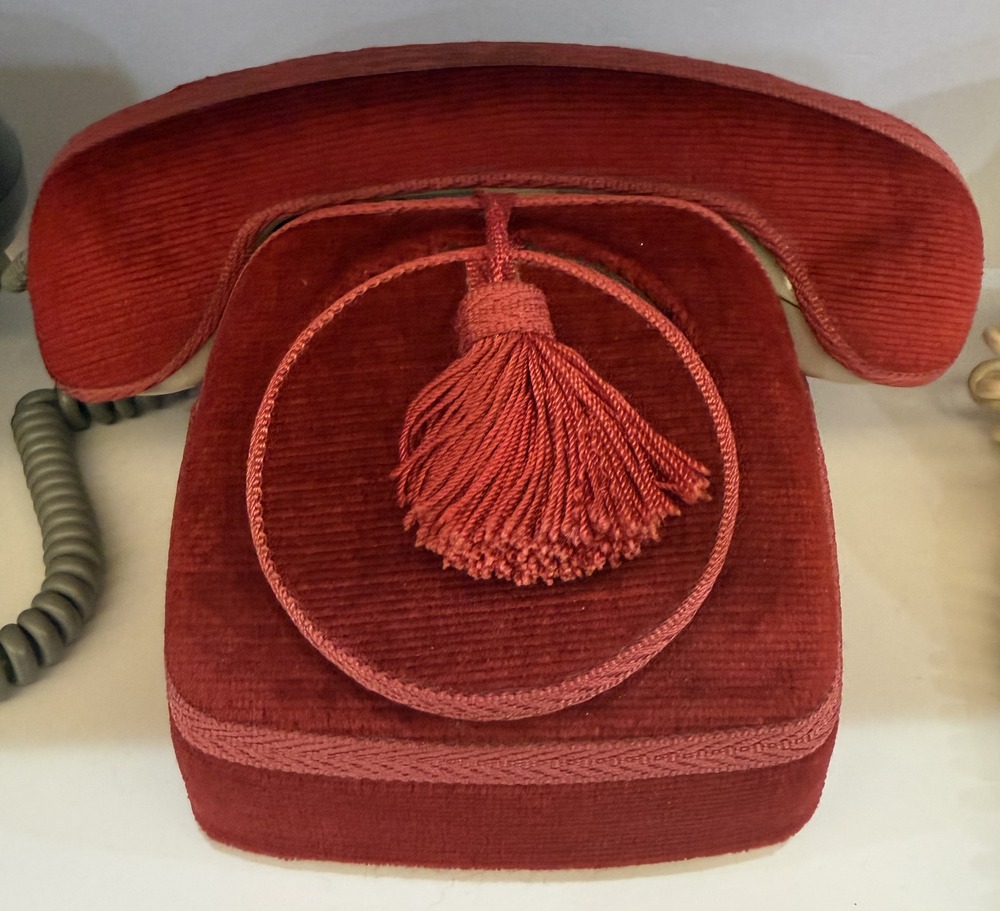 Velvet covered phone