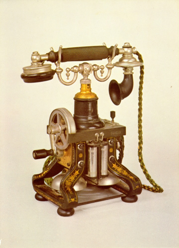 Early French Eiffel Tower Phone