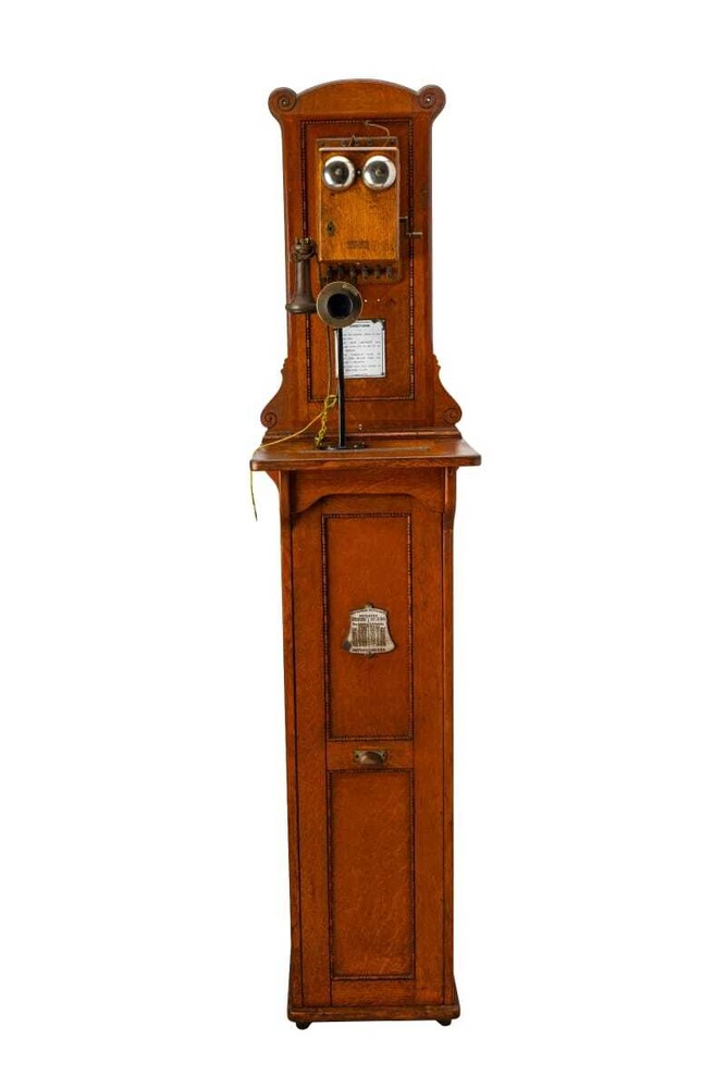 Gray Pay Telephone