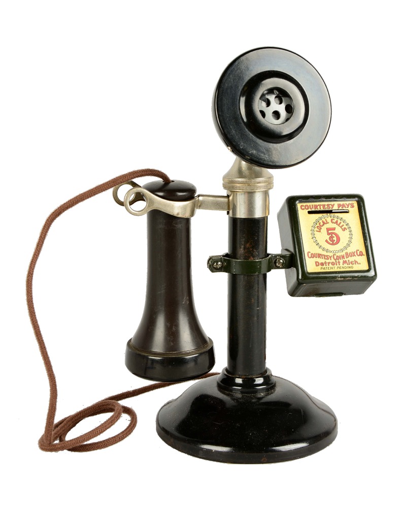 Dial-less Candlestick Pay Telephone