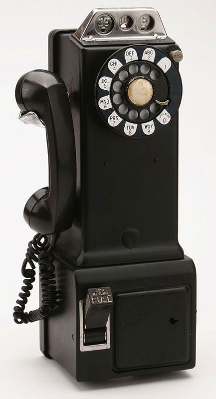 Happy Days three-slot payphone
